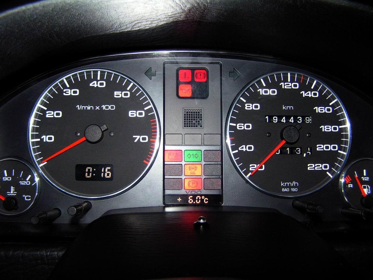Audi 80 Klub Polska [80 B4 ABK] Kontrolka świateł mijania