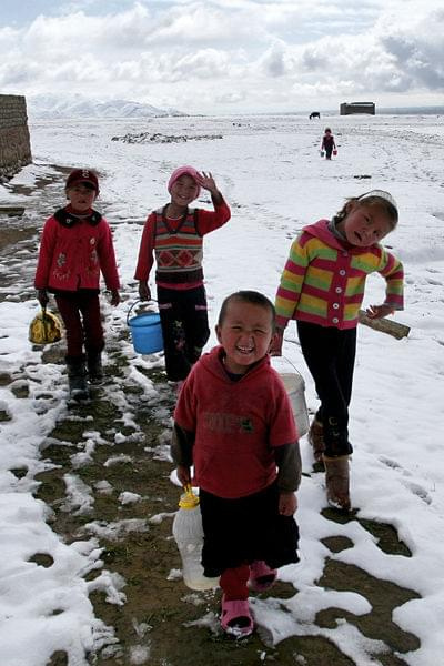 Jest woda! #kirgistan #ludzie