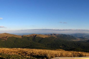 Panorama z Tarnicy w stronę Halicza i Rozsypańca #Góry #Bieszczady #Rozsypaniec #Halicz #Tarnica