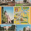 Sieradz_1) Rynek
2) Późnogotycki kościół farny z około 1370 r. przebudowany w XVI i XVII w.
3) Liceum Ogólnokształcące im. Kazimierza Jagiellończyka
4) Siedziba Komitetu Wojewódzkiego PZPR.
5) Nowe osiedle mieszkaniowe