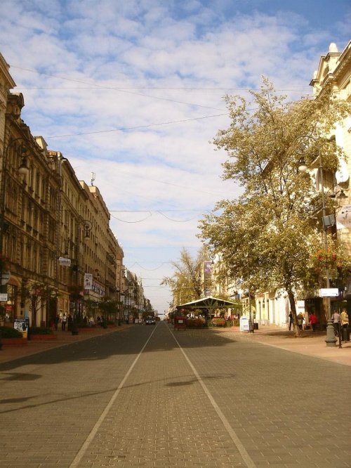 ulica Piotrowska - deptak w Łodzi