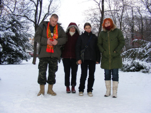 spacer fretkowy w Parku Szczytnickim #fretka #fretki #spotkanie #spacer #Wrocław #zima #śnieg