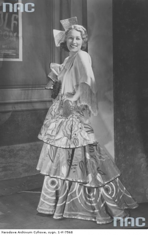Janina Brochwicz, aktorka, śpiewaczka_1930-1939 r.