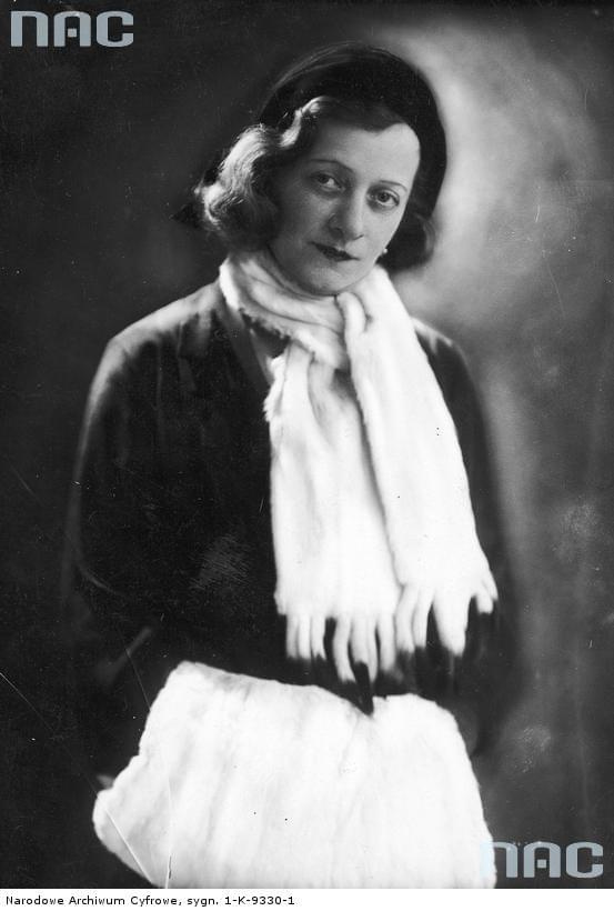 Janina Wernicz, aktorka. Kraków_1931 r.