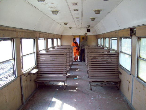 Wnętrze wagonu osobowego 94Ab .