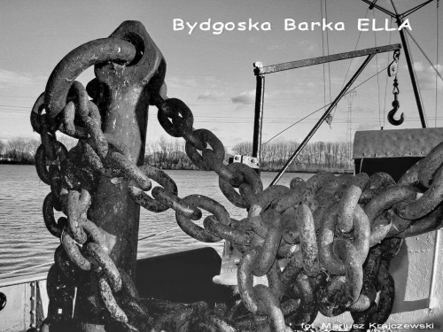 Kotwice bydgoskiej barki ELLA #barka #BydgoskiWęzełWodny #bydgoszcz #BydgoskiWodniak #MariuszKrajczewski