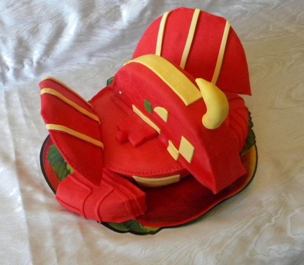 Tort Bakugan #BakuganCake #bakugan #czerwony