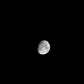 Księżyc o pierwszej w nocy! #księżyc #noc #kosmos #gwiazdy