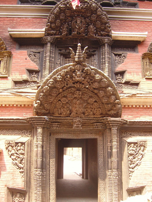 Brama w Miasteczku Bhaktapur