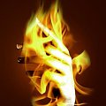 #ogień #dłoń
