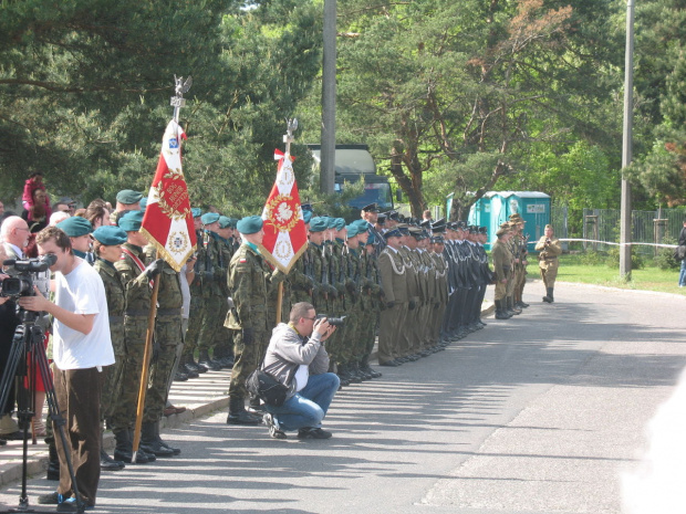 Pożegnanie sztandaru 1 Legionowskiego Batalionu Zaopatrzenia