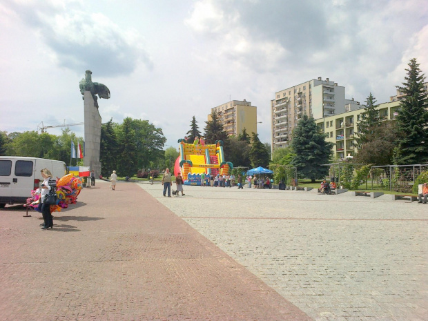 Plac 1000-lecia strefa kibica #ChrzanówMałopolskie