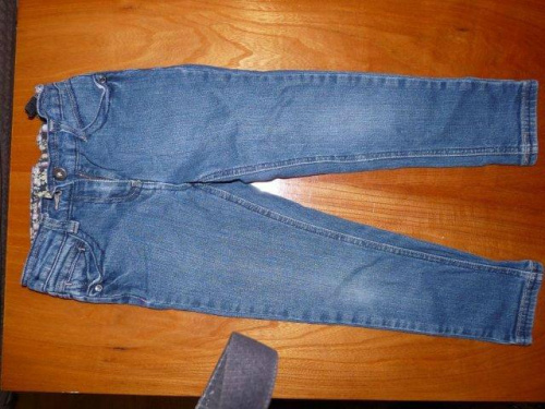 jeansy rurki NEXT 116 cm