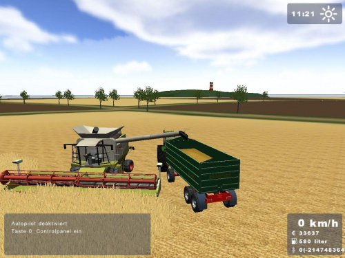 Claas Lexion 600 heder z auto pilotem #Gra #LandwirtschaftsSimulator #ClaasLexion600