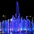 wieczorny pokaz fontann