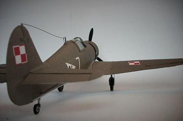 #IIWŚ #IIWW #jastrząb #kartonowy #model #myśliwiec #papermodel #polski #prototyp #pzl