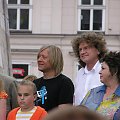 od lewej Artur Gadowski, Zbigniew Wodecki i Ewa Bem #Kraków #festiwal #piosenkarz #piosenkarka #ArturGadowski #ZbigniewWodecki #EwaBem