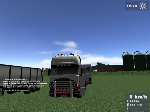 Scania z naczepą #Scania #LandwirtschaftsSimulator2008