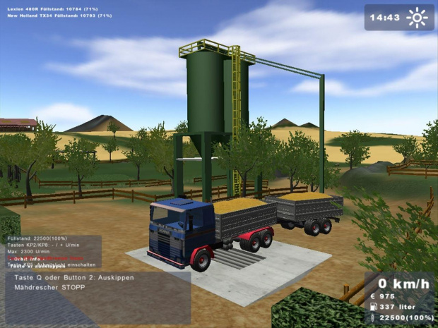 Scania 143 #Scania #LandwirtschaftsSimulator2008