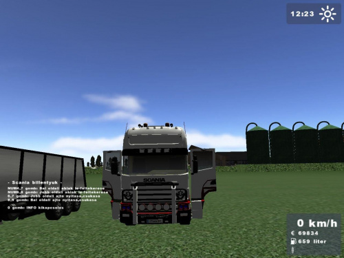 Scania z naczepą #Scania #LandwirtschaftsSimulator2008