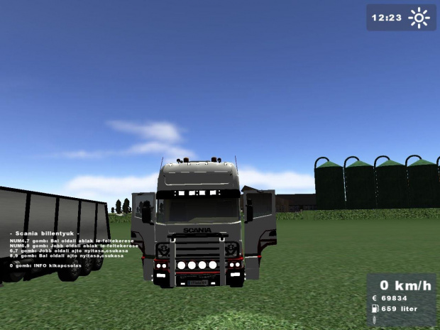 Scania z naczepą #Scania #LandwirtschaftsSimulator2008