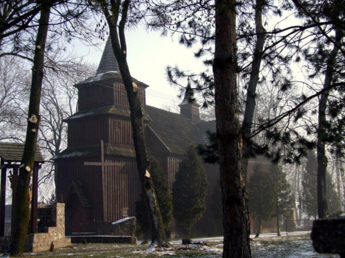 Drewniany kościół pw. św. Jakuba Większego z 1723.