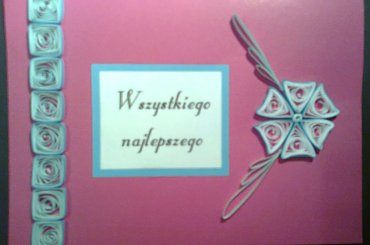 #KartkiOkolicznościowe #zaproszenia #quilling #RęcznieRobione