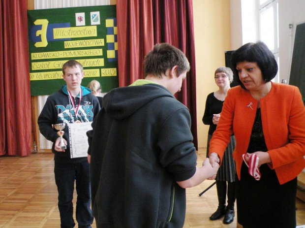 Mistrzostwa Województwa Kujawsko-Pomorskiego Szkół Gimnazjalnych w Warcaby Klasyczne 2013 - Gimnazjum nr 3 Toruń, dn. 12.03.2013 r.