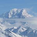 Mont Blanc - 4807 m #FrancjaAlpyGóryZimaNarty