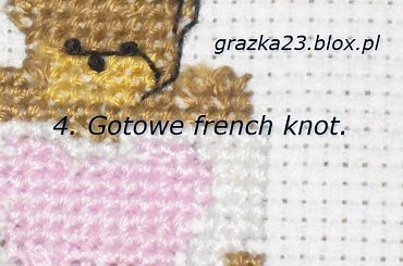 #PodstawyHaftuKrzyżykowego #FrenchKnot #HaftKrzyżykowy #NaukaHaftuKrzyzykowego