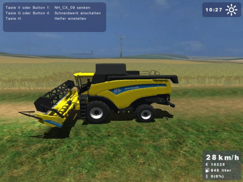 New Holland CX860 żółty #Landwirtschafts #Simulator2009 #NewHolland #Holland #CX860